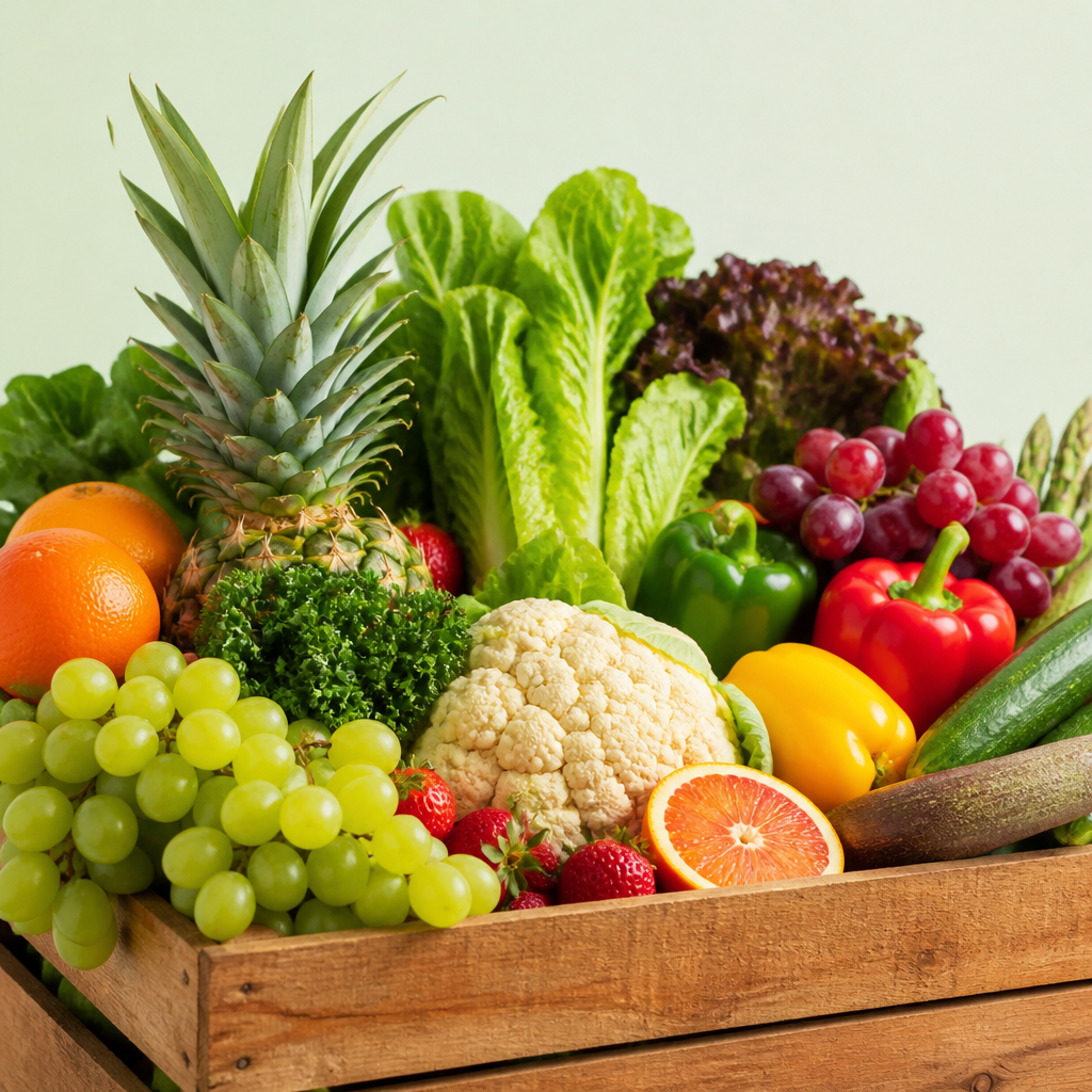Premium mixed fruits and vegetables